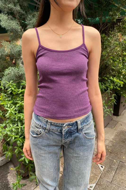 Skylar Striped Tank - Brandy Melville Signature