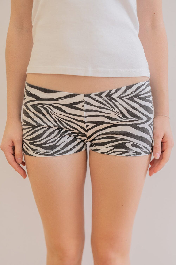 Zebra Boxer Underwear - Brandy Melville Popular