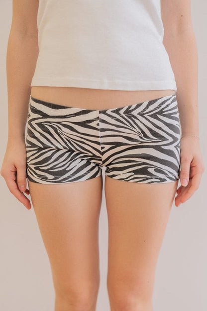 Zebra Boxer Underwear - Brandy Melville Popular