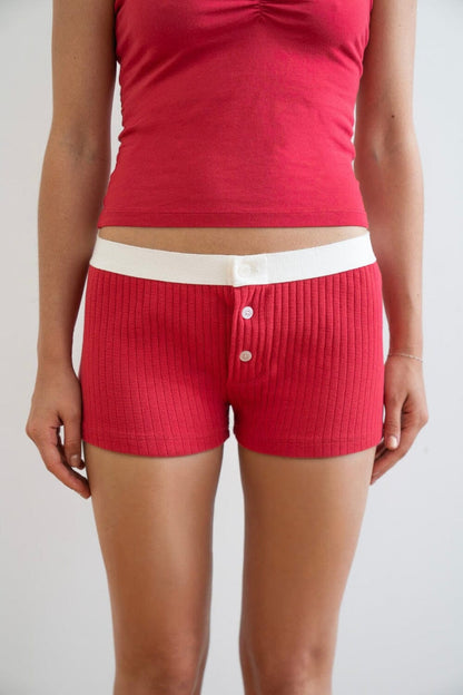 Boy Short Thick Ribbed Underwear - Brandy Melville Everyday