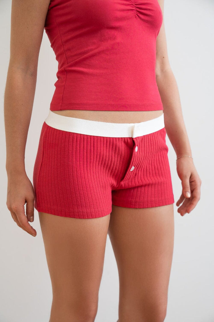Boy Short Thick Ribbed Underwear - Brandy Melville Everyday