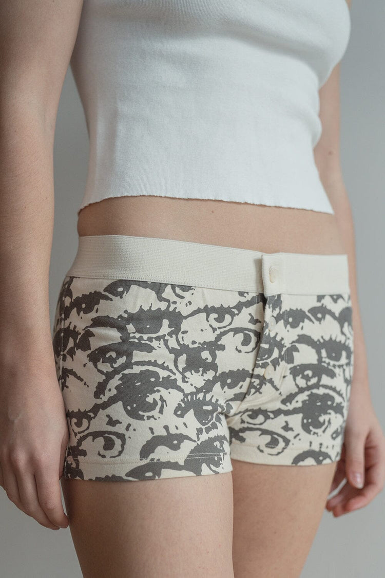 Boy Short Eyes Underwear - Brandy Melville Essential